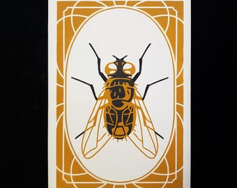 Zeefdruk op karton - A5