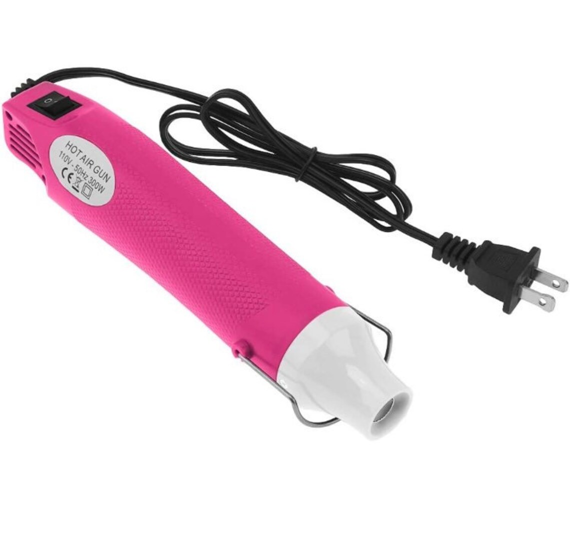 ChgImposs 110V 300W Mini Heat Gun Pink Portable Hot Air Gun Etsy