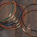 Necklace for Pendant Charm with Gold Color Clasp, Thin Leather Cord Necklace for Pendant, Leather String Necklace  Custom Length product logo