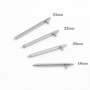 Quick Release Watch Strap Spring Pins Bars 1.5mm 18mm 20mm 22m 24mm