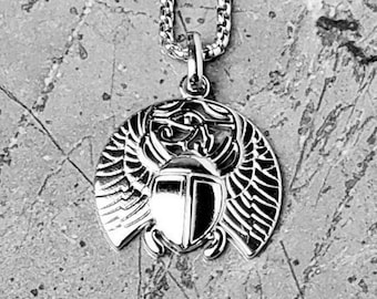 メンズ スカラベ プロテクション タリスマン ネックレス | メンズ