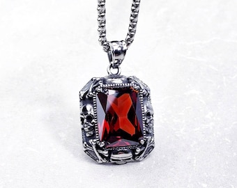 Garnet chain mens discount