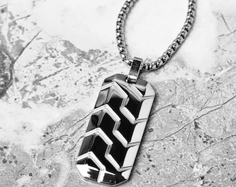 ネックレス・ペンダント [604SERVICE]Dad Tag Necklace - Sliver ネックレス・ペンダント [604SERVICE]Dad Tag Necklace - Sliver