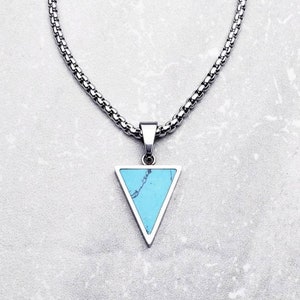 Mens outlet turquoise pendant