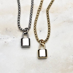 Turner Lock Necklace in Vermeil 14K Yellow Gold (20 in)
