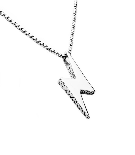 Lightning bolt 2024 chain mens