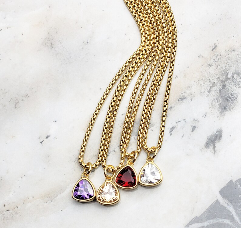 Men's GOLD MINI RUBY Necklace | Men's Lab Grown Ruby Gold Stainless ...