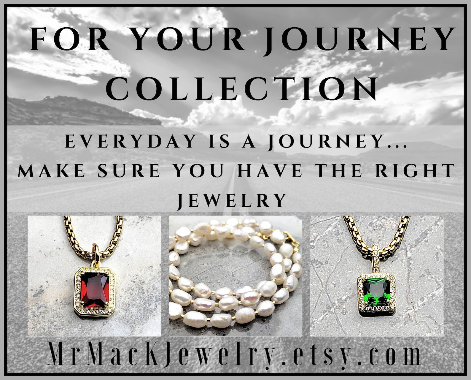 Men's gold Emerald Necklace Men's Gold Etsy