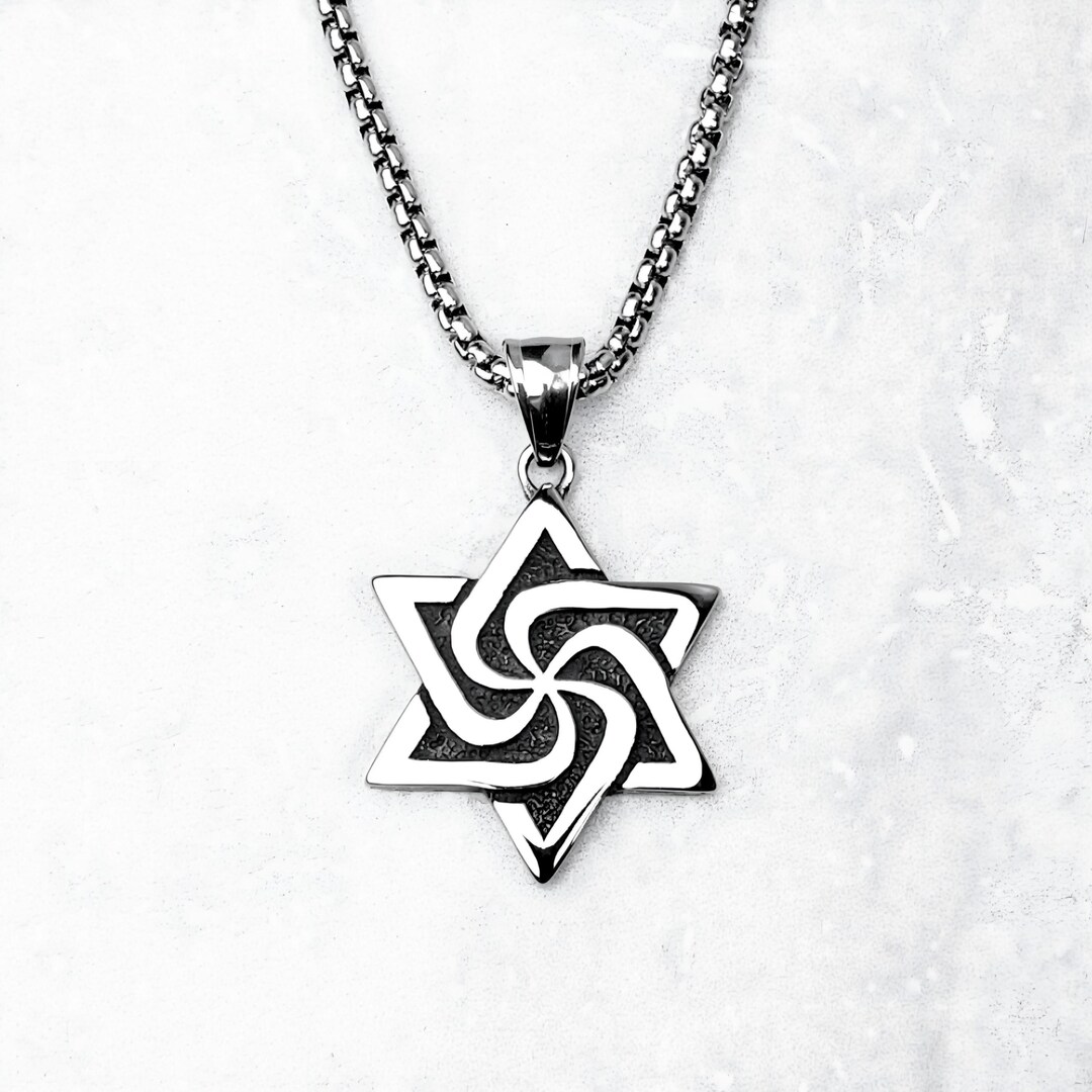 Cool Star Of David Men’s Necklace