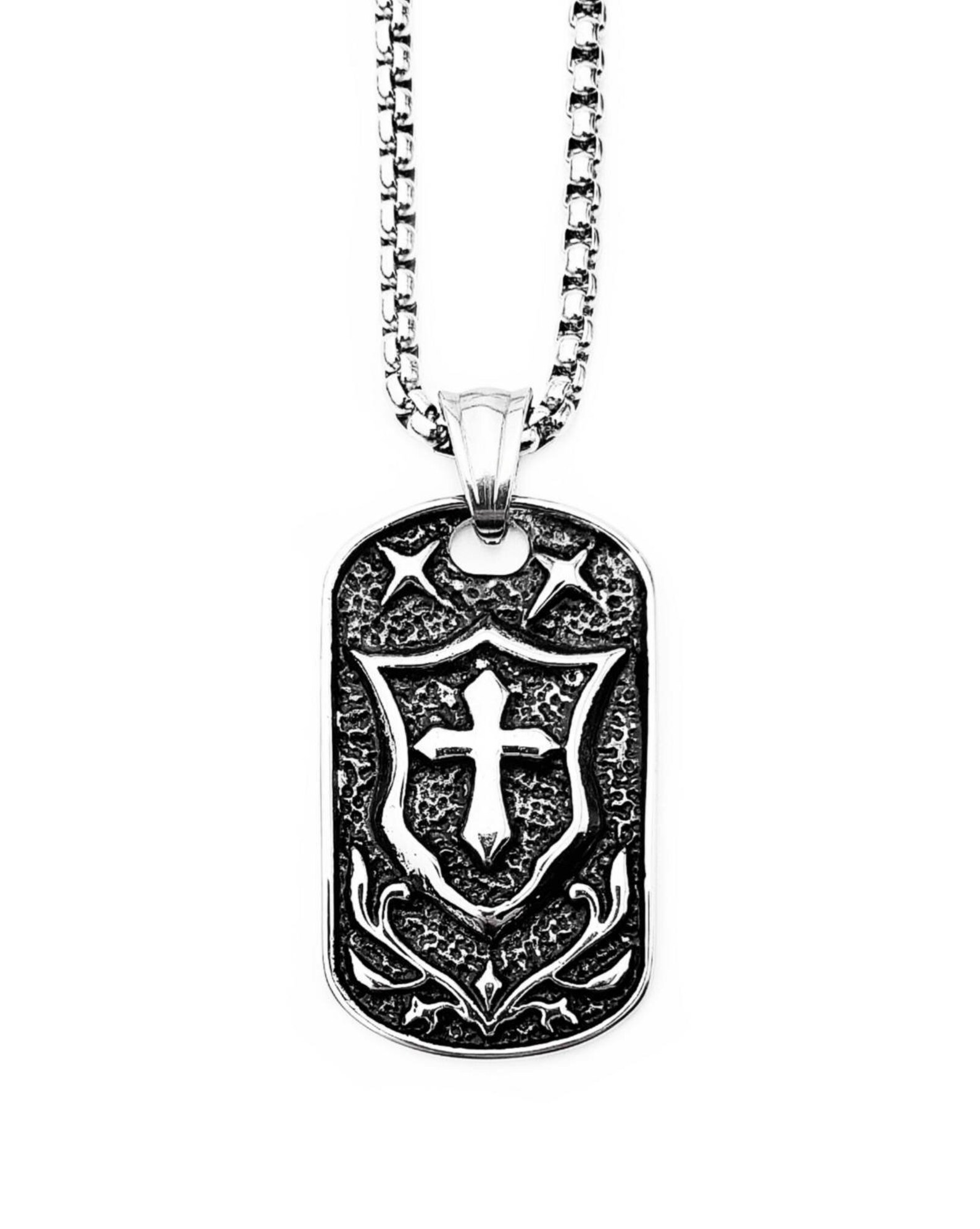 Men's shield OF Strength Necklace Men's Etsy