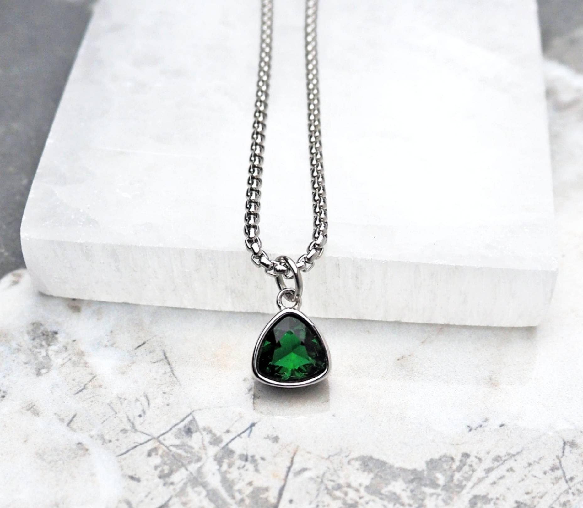 Buy Silver Plated Oxidised Green Stone Studded Circular Pendant Necklaces  for Women Online at Silvermerc – Silvermerc Designs