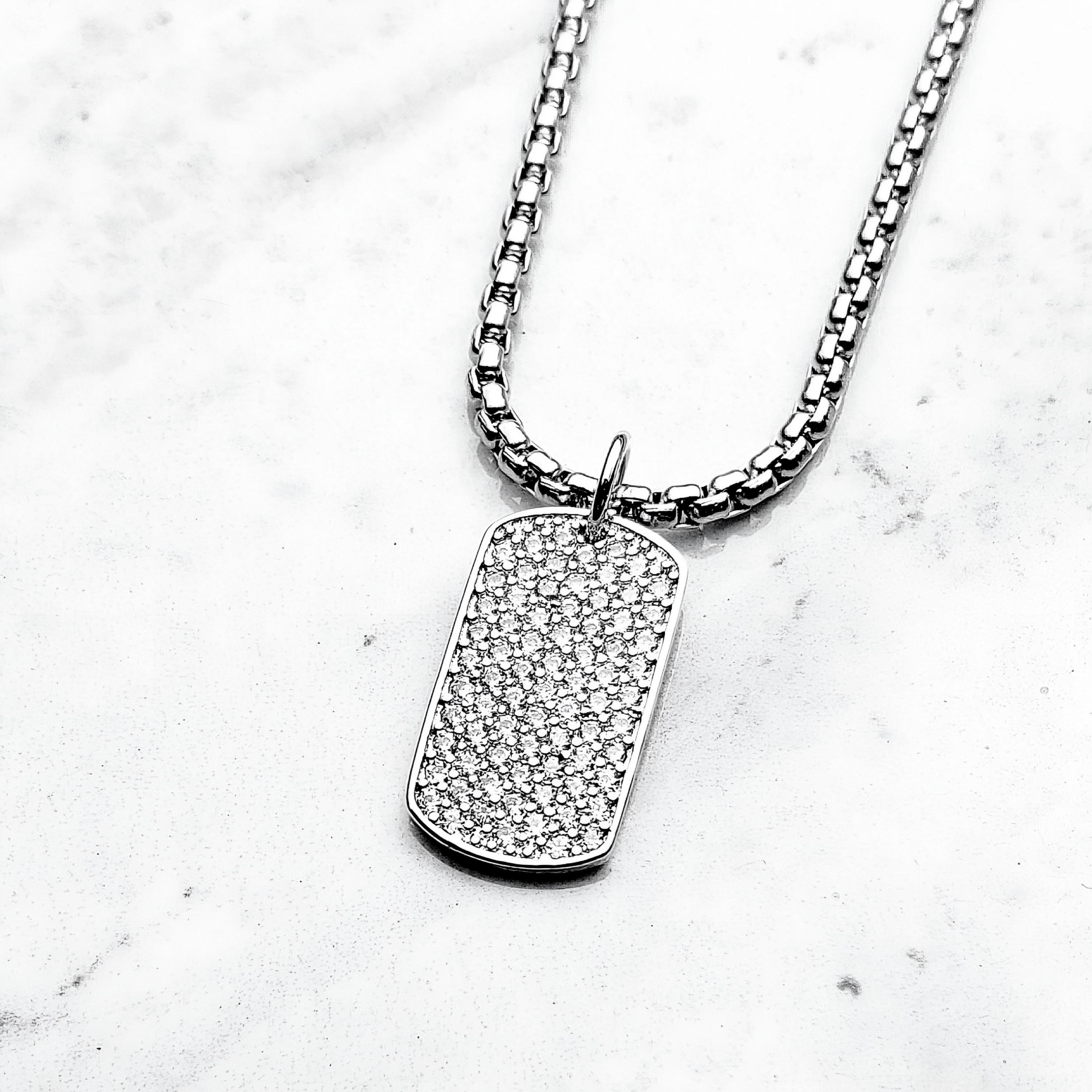 David yurman dog tag - Etsy 日本