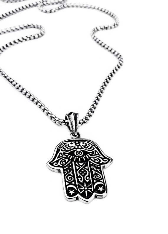 Hamsa chain mens deals
