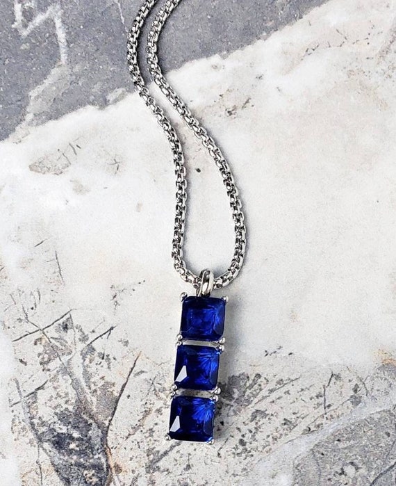 Buy Chopra Gems Original Blue Sapphire Stone Pendant (Men and Women) Online  at Best Prices in India - JioMart.
