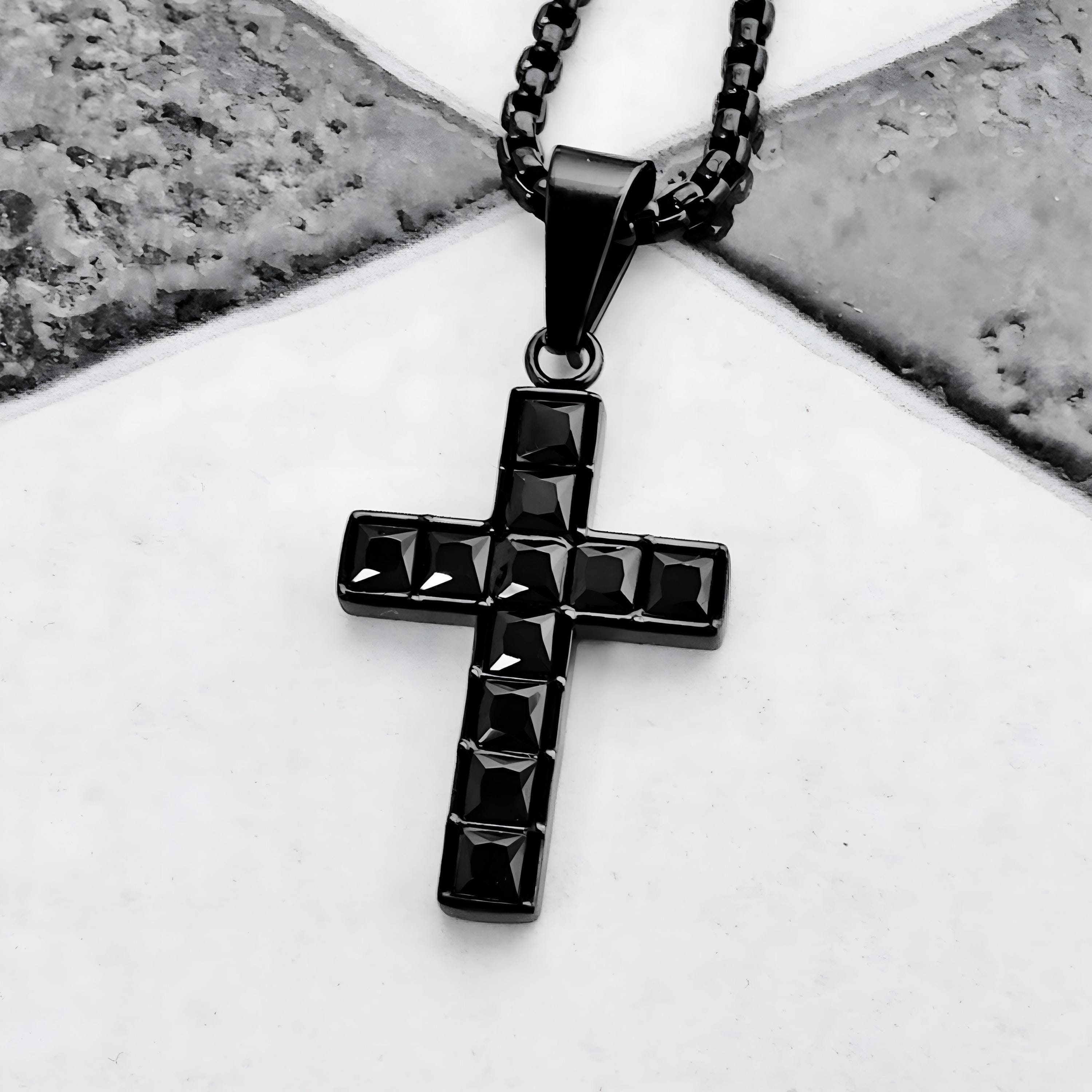 Obsidian cross - Etsy 日本