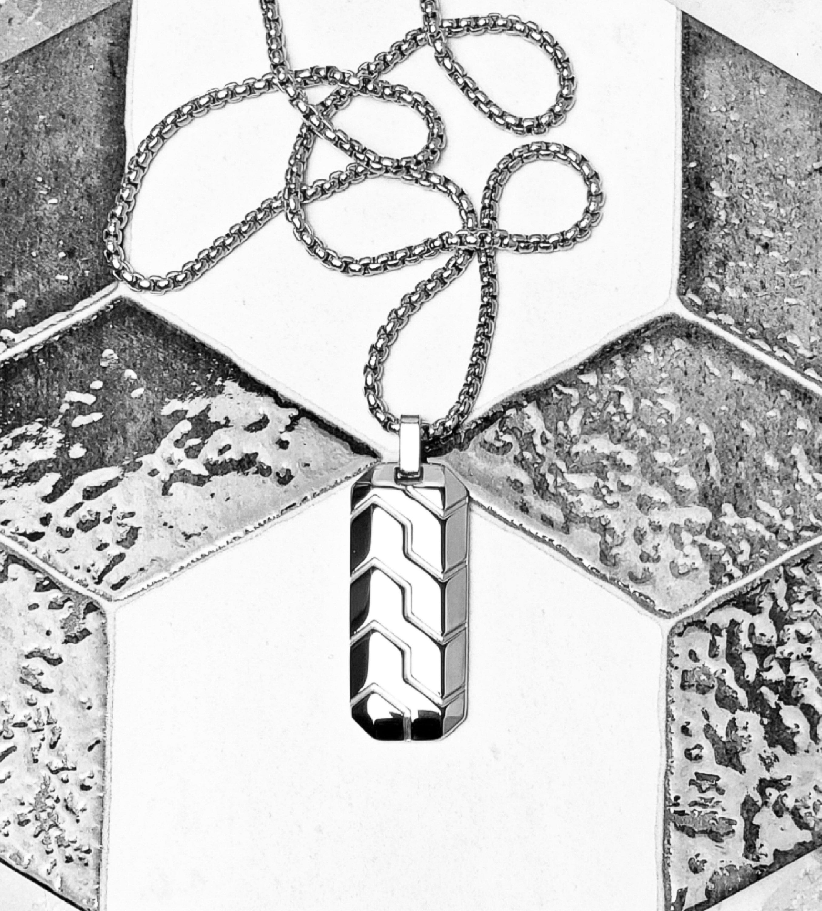 ネックレス・ペンダント [604SERVICE]Dad Tag Necklace - Sliver 604SERVICE Dad Tag Necklace - Sliver | International Store