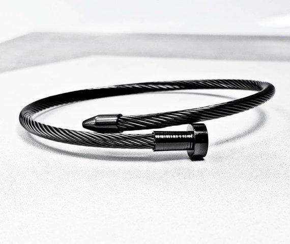 Mens 2024 cable bracelet