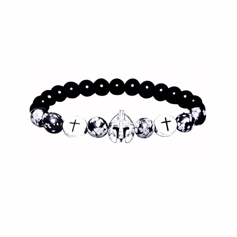 Men's religious Warrior Bracelet Men's Etsy Canada