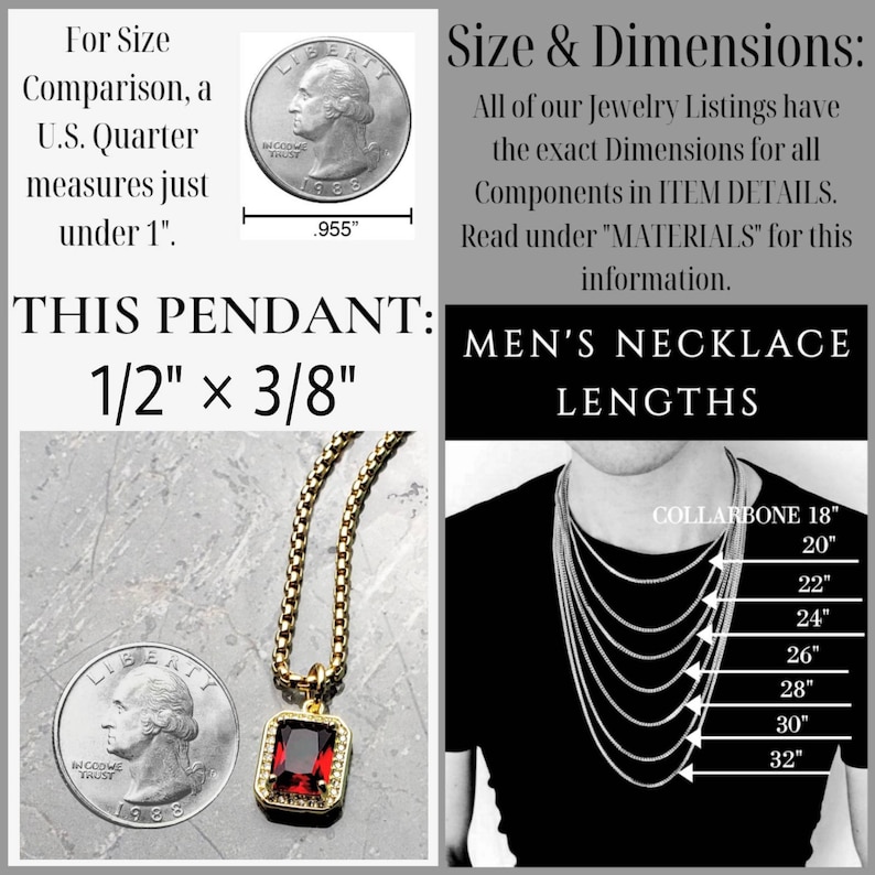 Men's gold PAVÉ Necklace Men's Etsy
