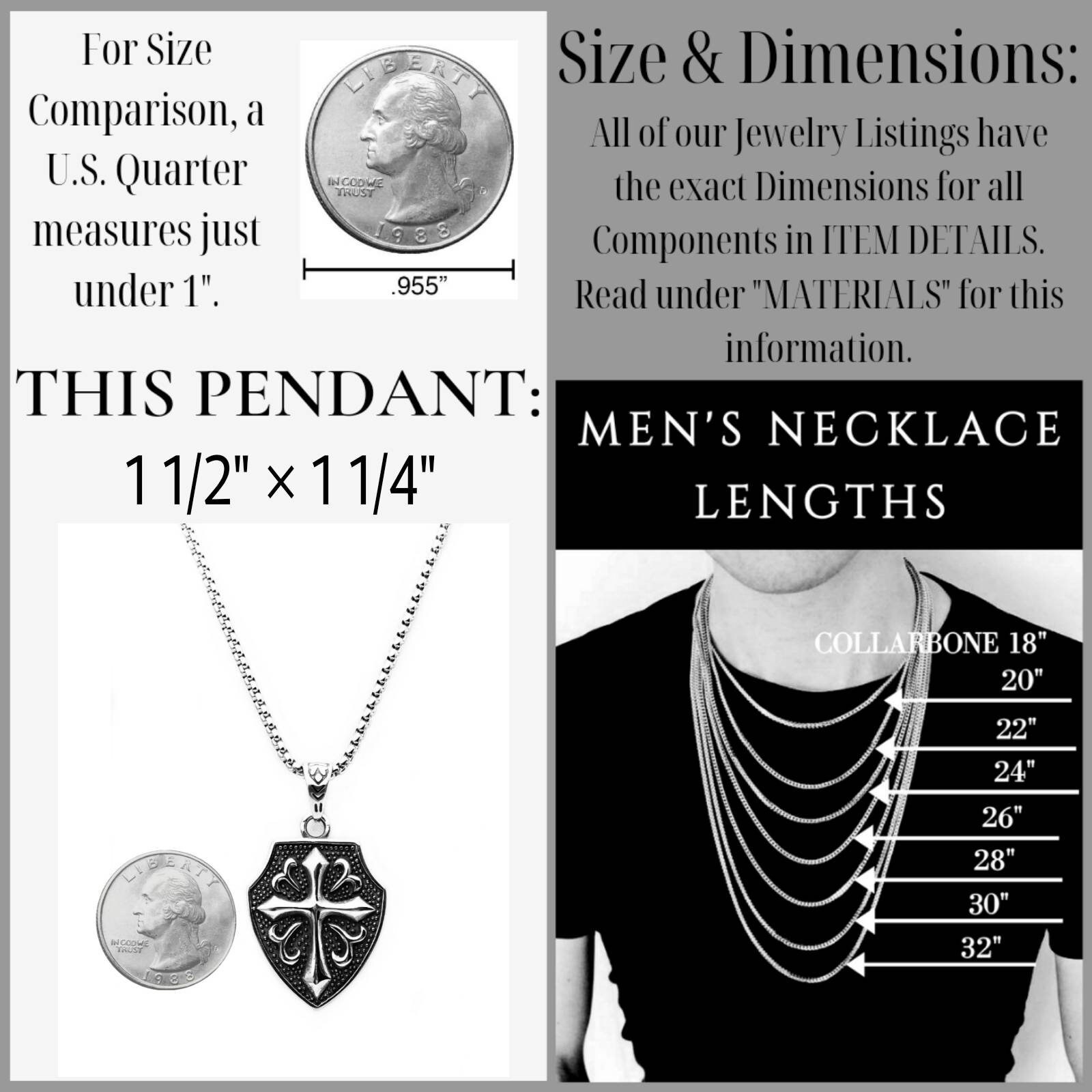 Men's shield OF Strength Necklace Men's Etsy