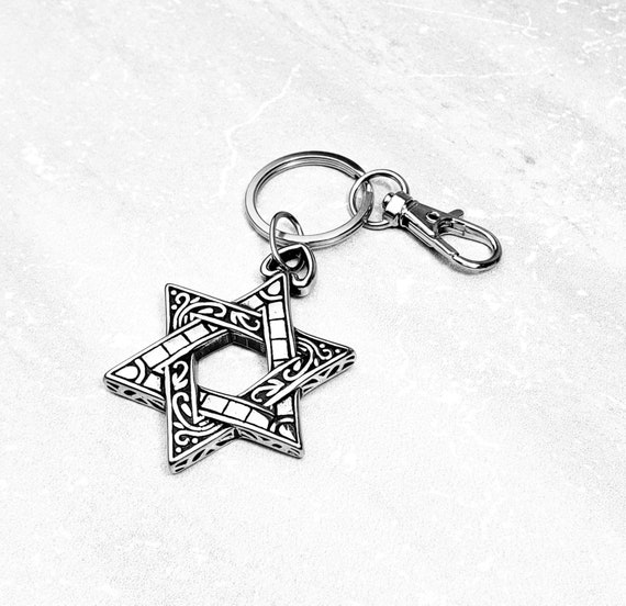 Star of david best sale keychain