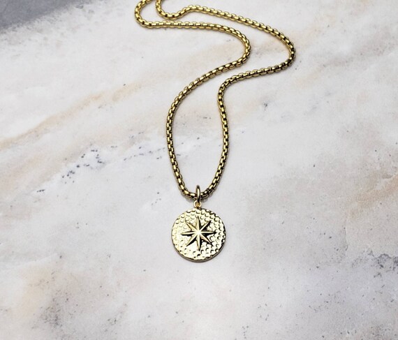 North star coin necklace deals