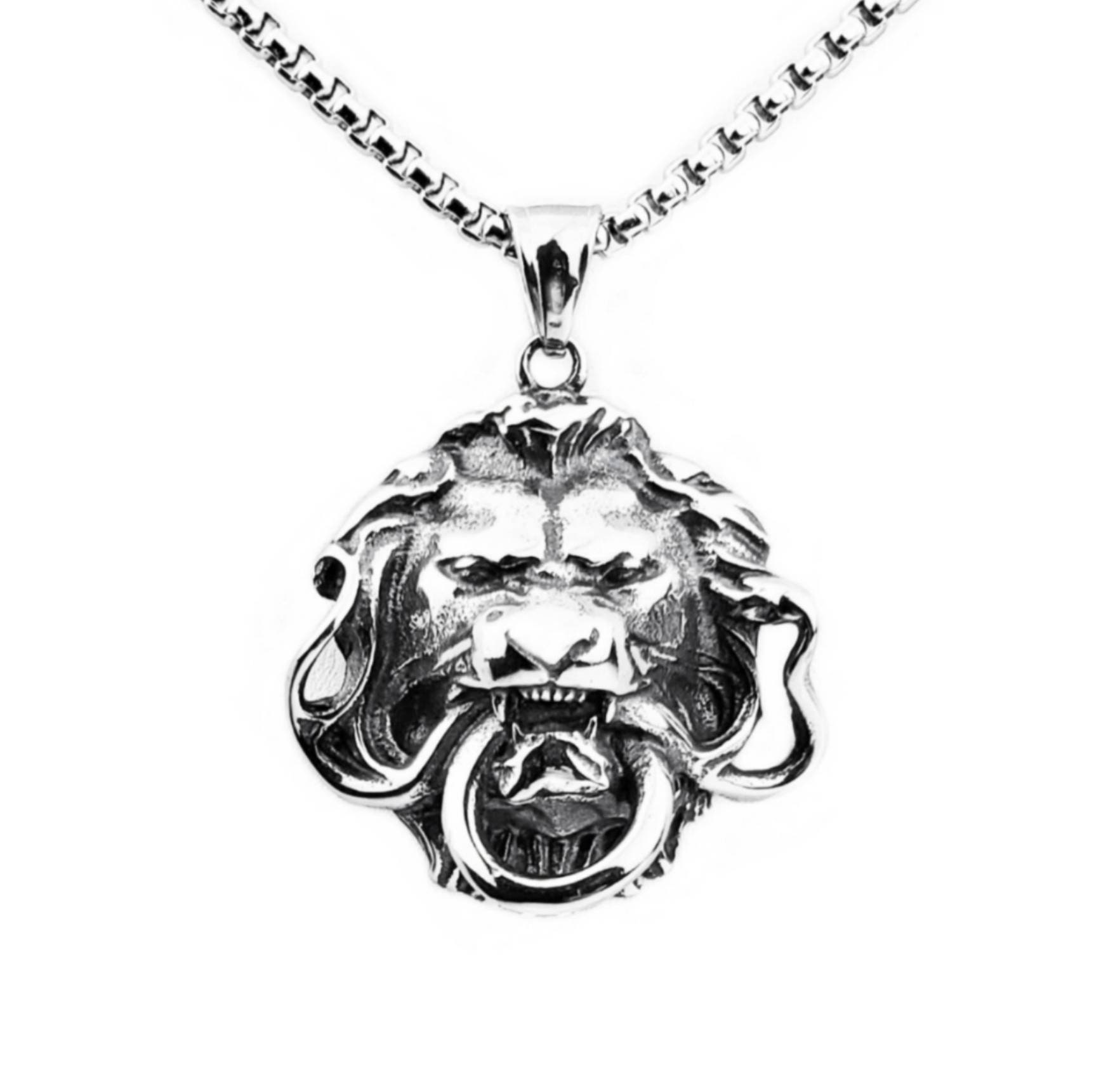 INFINIONLY Moda Collana Ciondolo di Scudo del Re Leone