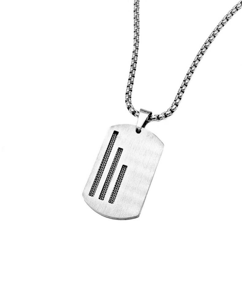 Men's SILVER DOG TAG Necklace Men's Etsy