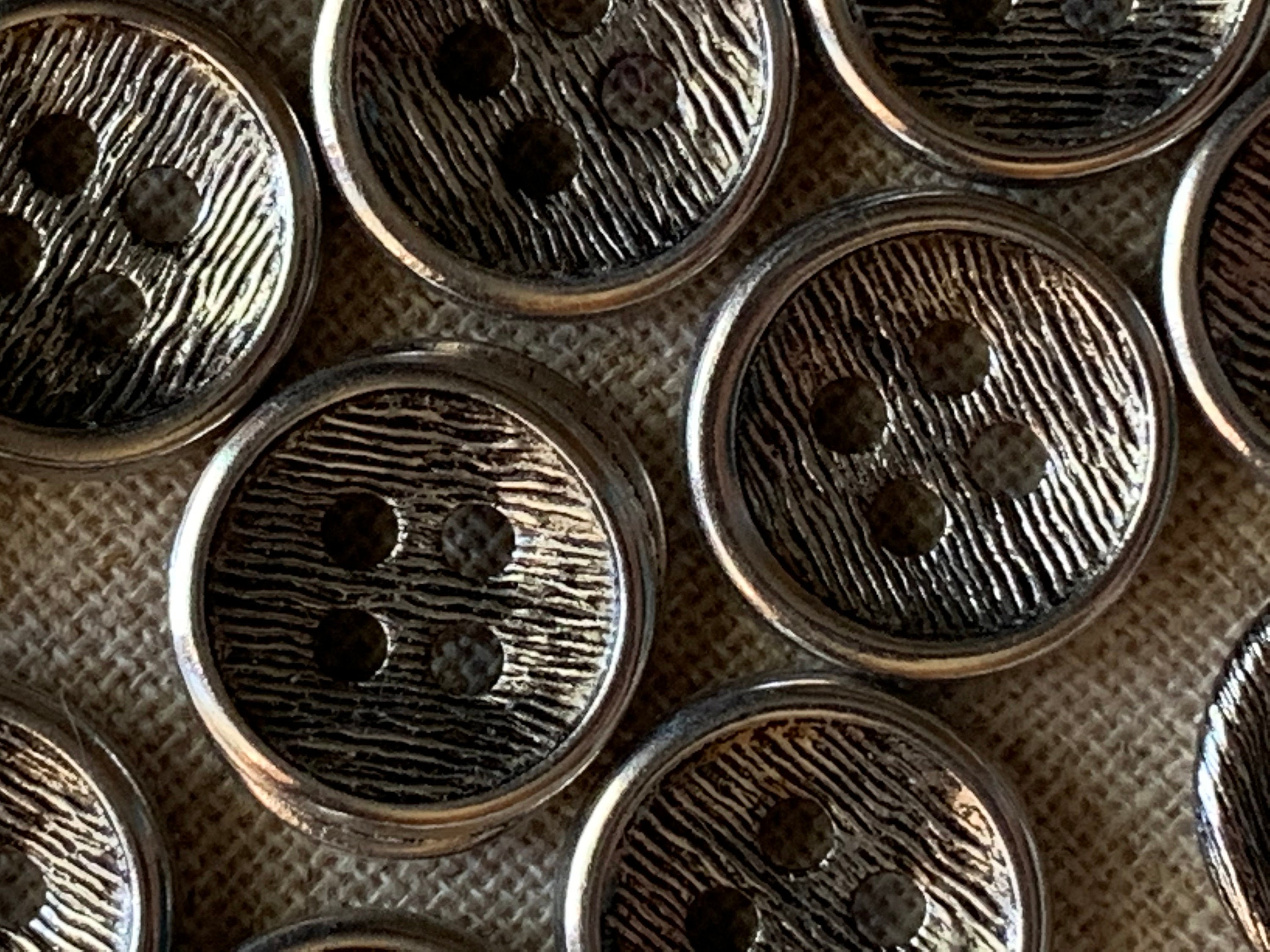 Vintage Metal Buttons Etsy