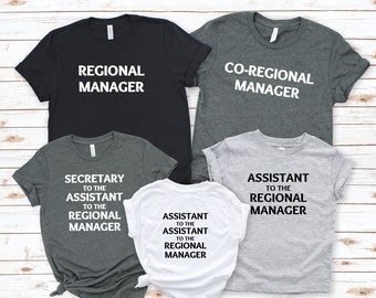 regional manager shirt and onesie