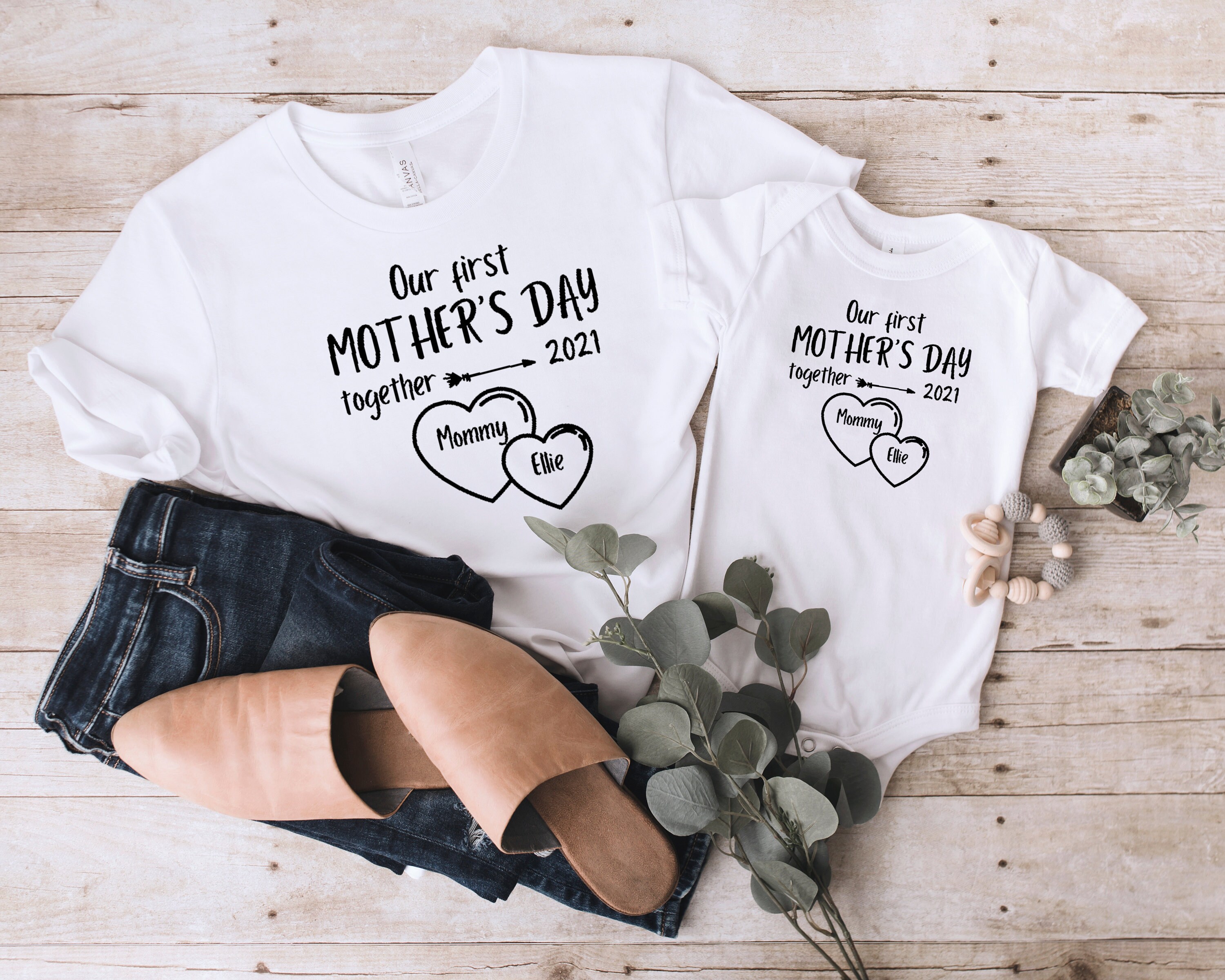 First Mother's Day shirt Mom and me shirt mom and baby | Etsy