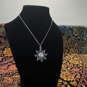 sun necklace
