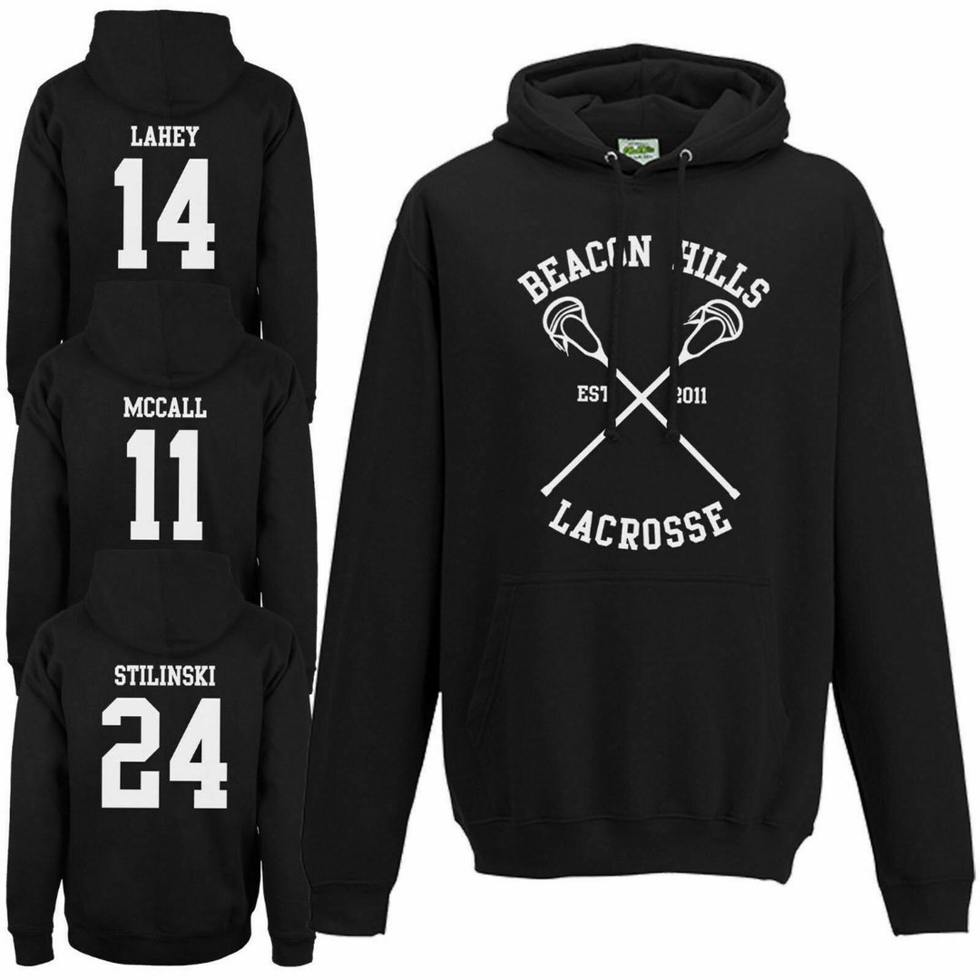 Beacon Hills Lacrosse Hoodie Sweatshirt Teen Wolf Mccall Etsy UK
