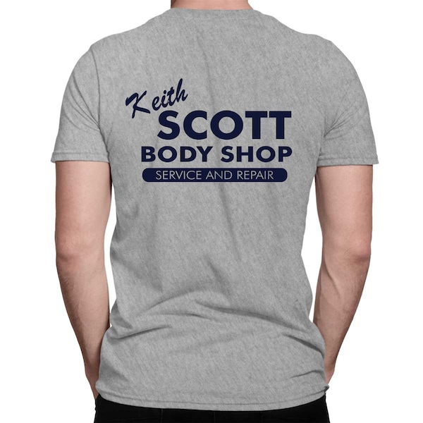 Keith Scott Grey One Tree Hill Body Shop Basketball Sport T shirt Printed
