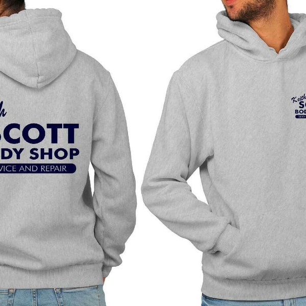Keith Scott grijze One Tree Hill Body Shop basketbal sport hoodie bedrukt