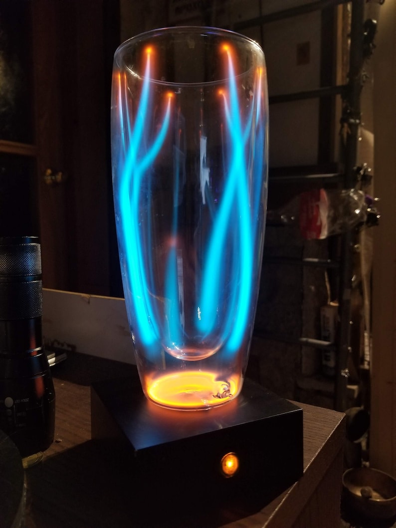 Neon Glass Plasma lamp Etsy