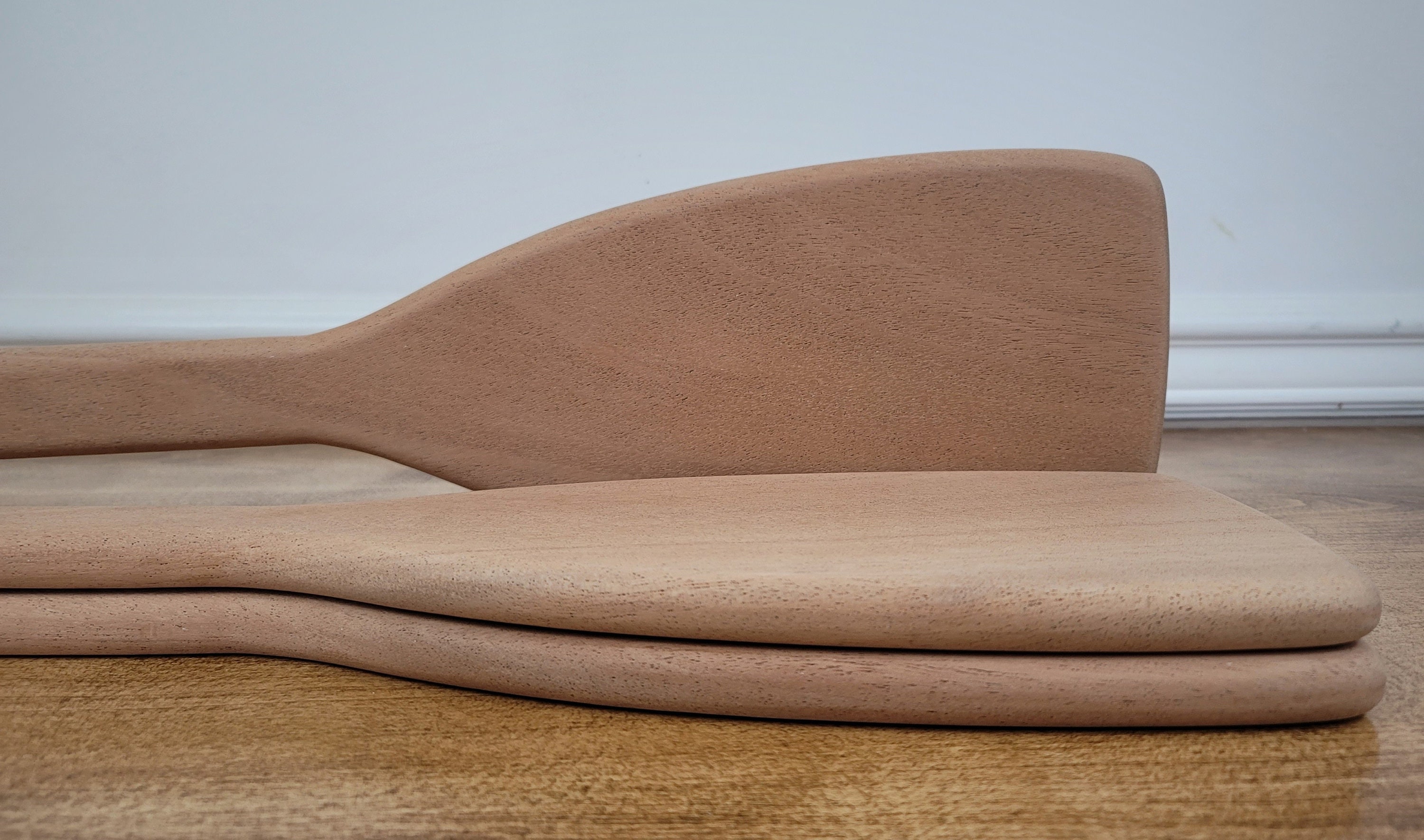 Mahogany Wood Canoe Paddles. Unfinished Ready to Customize Etsy