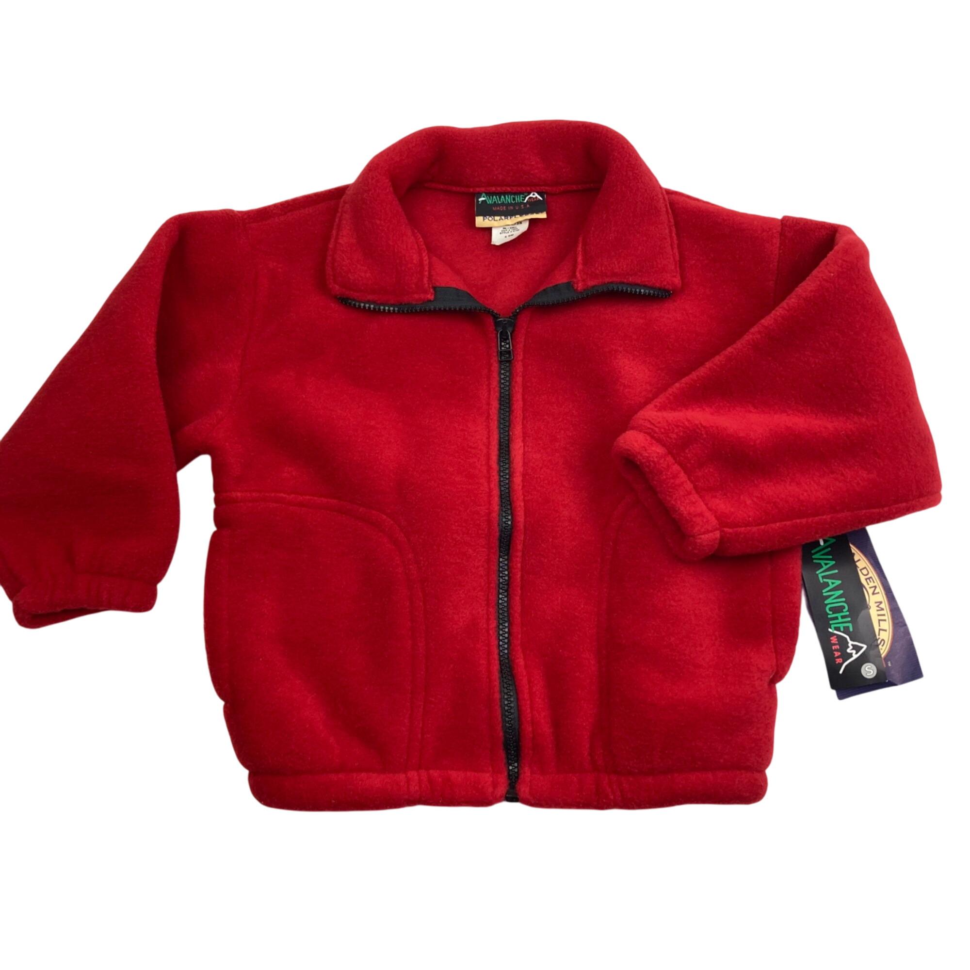 90s Red Fleece - Etsy
