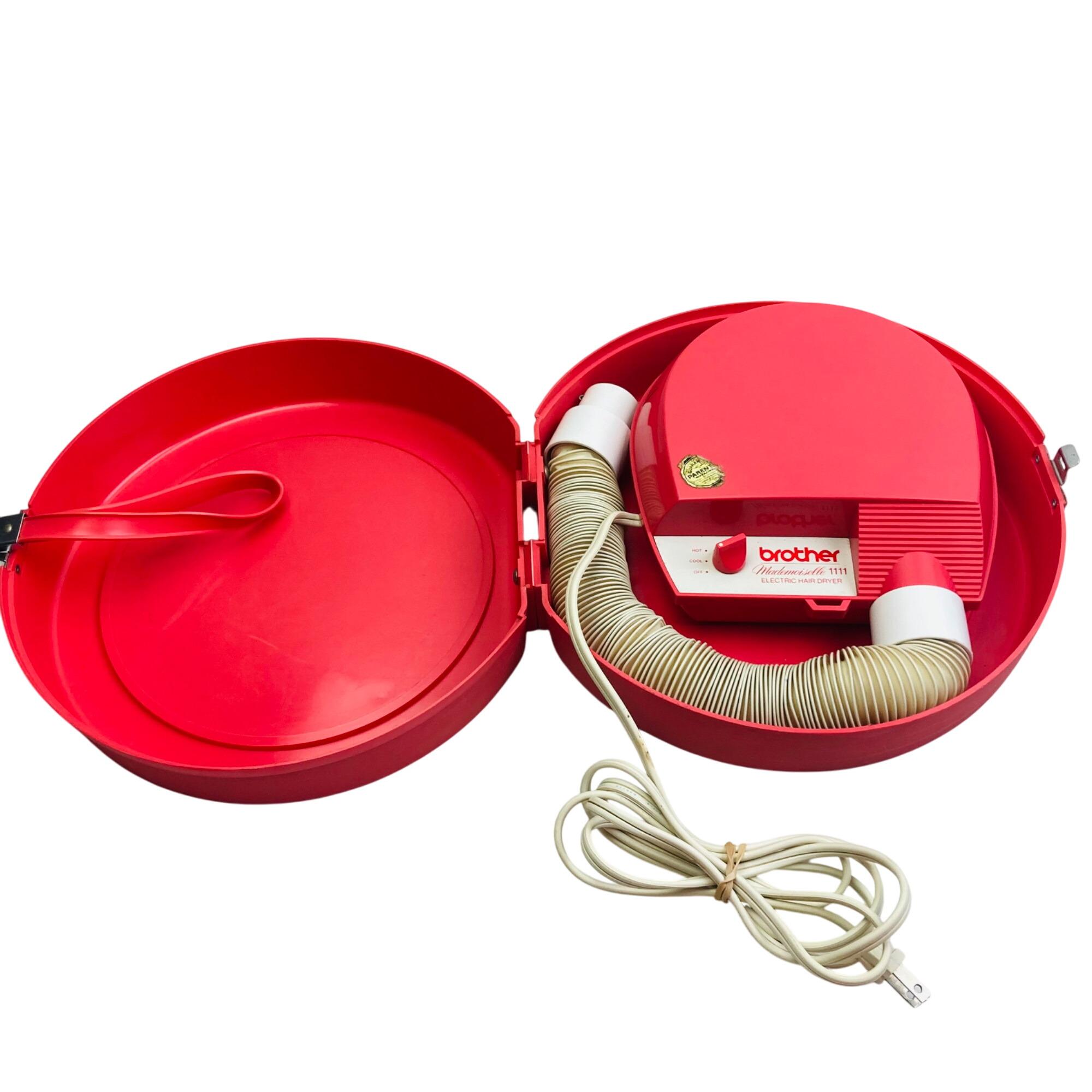 Vintage 70s Brother Mademoiselle 1111 Electric Bonnet Hair Dryer w/ Case Japan Vintage 70s Brother Mademoiselle 1111 Electric Bonnet Hair  main image 2