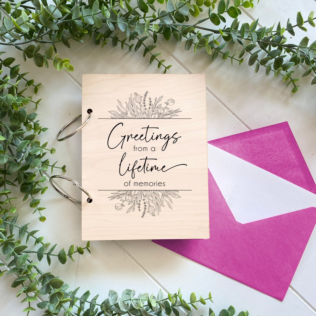 Greeting Card Keeper Greeting Card Holder Keepsake Personalized Card