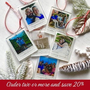 Personalized photo ornament | vintage photo ornament | Family Photo Ornament