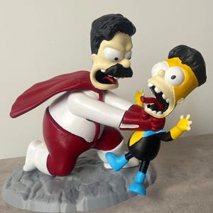Fan art of simpsons | Anime gift for invincible fans | Invincible sculpture | Simspons Sculpture | art toy