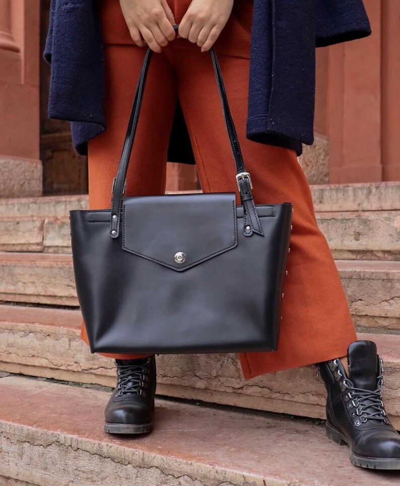 Everyday tote bag Shoulder leather crossbody bag Tote bags for women Handmade Leather Tote Bag Laptop Work bag Bags for women