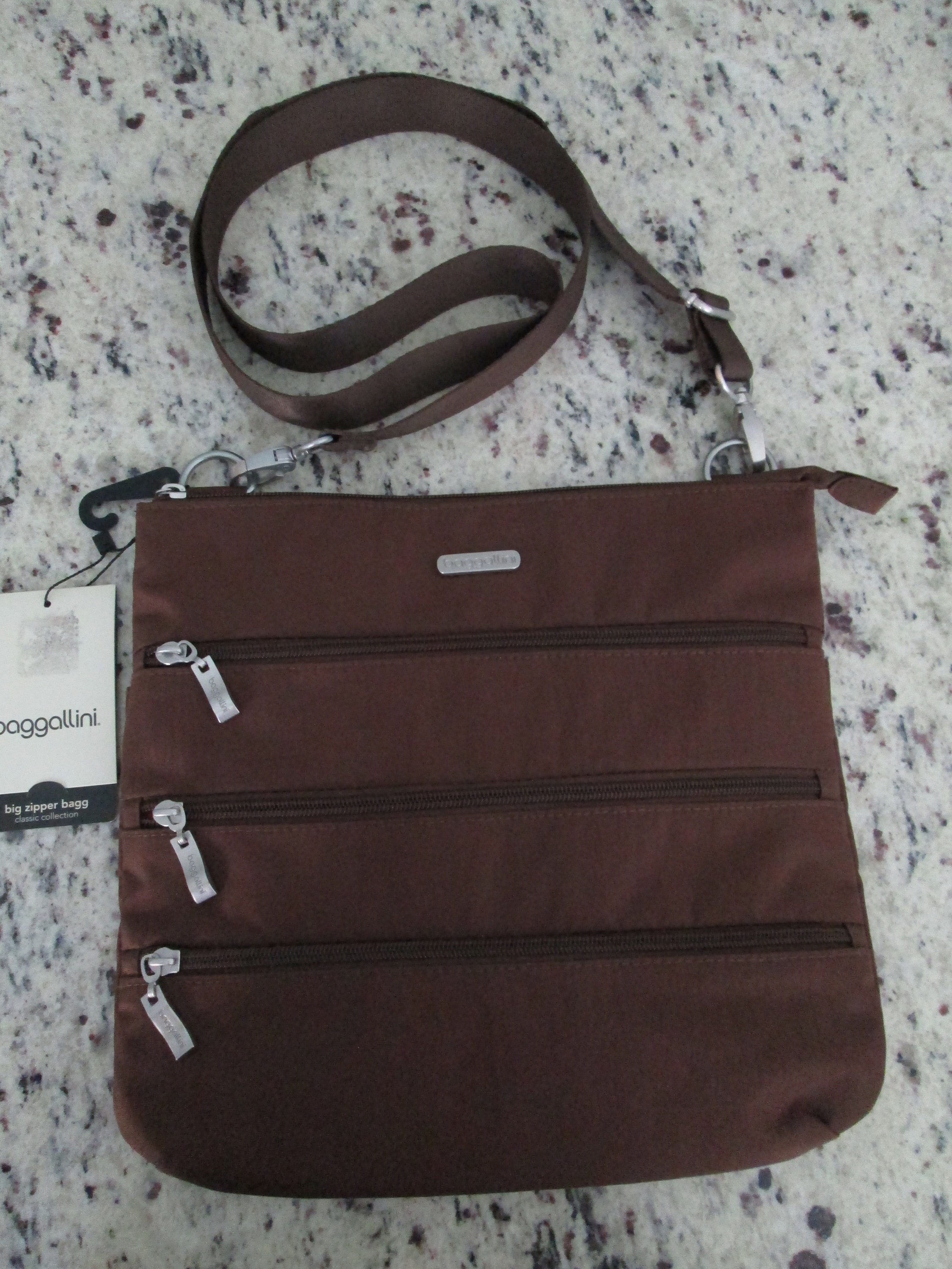 Baggallini Big Zipper Bag Crossbody Shoulder Etsy