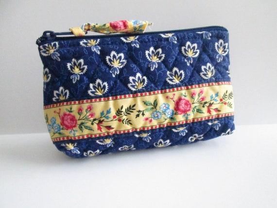 Vera Bradley Madison Blue Small Cosmetic - image 1