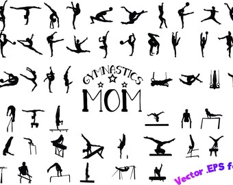 Download Gymnast Svg Etsy SVG Cut Files