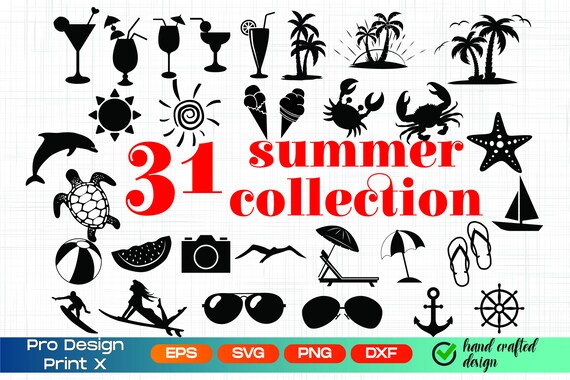 Download Summer Svg Bundle Beach Svg Bundle Beach Clipart Summer Etsy