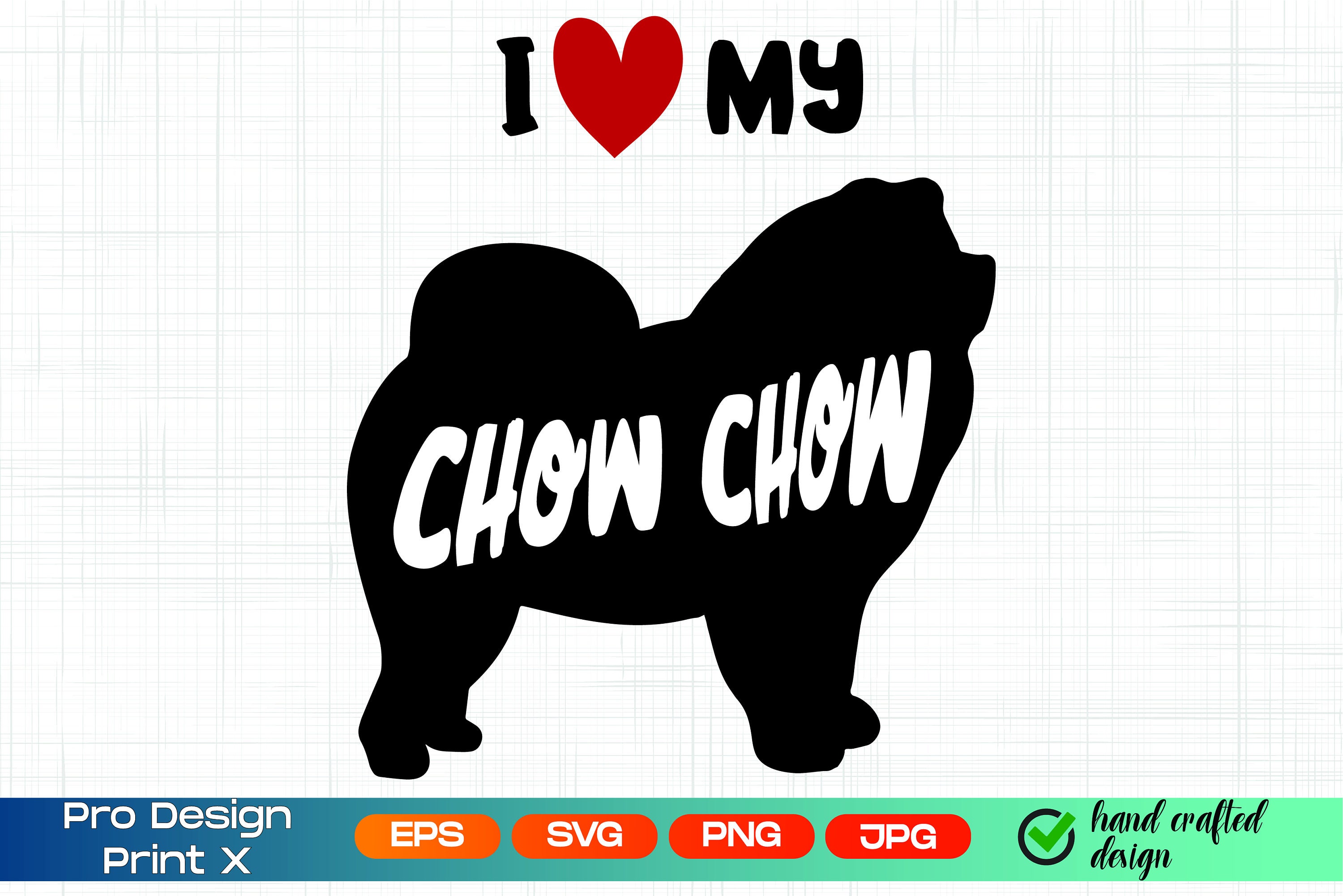 Chow Chow svg Dog svg Dog silhouette svg Dog lover svg | Etsy