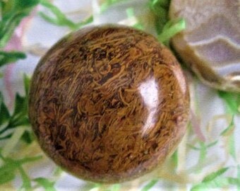 Mariam Jasper Sphere | Natural Calligraphy Stone | 50mm Diameter Mariam Jasper Orb | Crystal sphere | Healing stone | Meditation