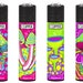 4 x Psychedelic Mushrooms Rare Clipper Lighters Unique Funny Cool Clippers Lighter 